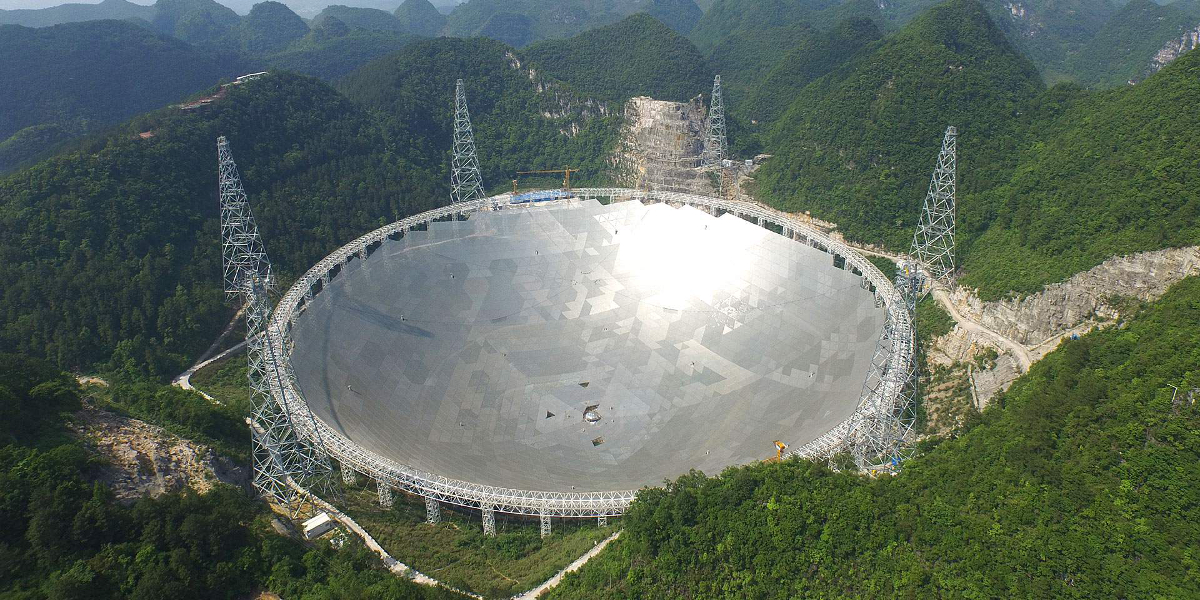 Radio Telescope in Guizhou Province