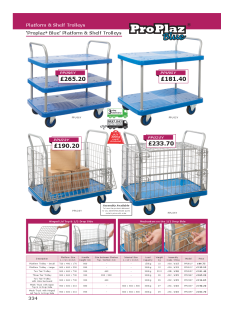 Platform And Shelf Trolleys