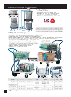 Mailroom Packaging And Retail Equipment