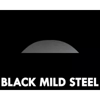 black mild steel half round