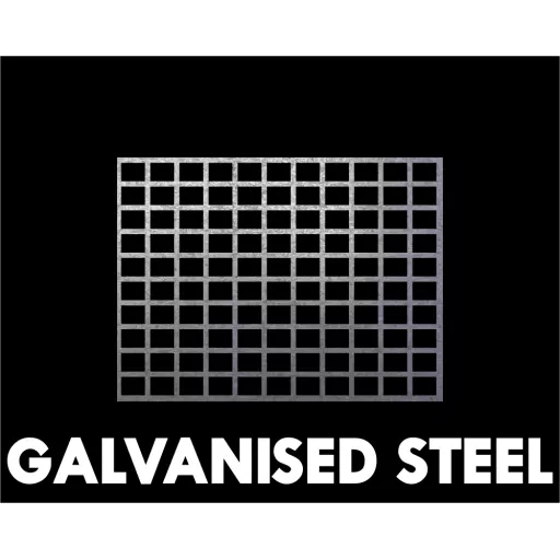 Galvanised Steel Weldmesh 3x3x10