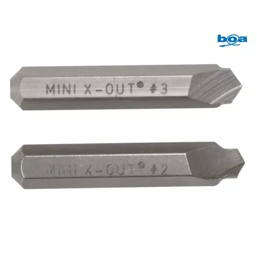 Boa Mini X-out&reg; Screw Extractors Wood Screw Sizes No.6-10