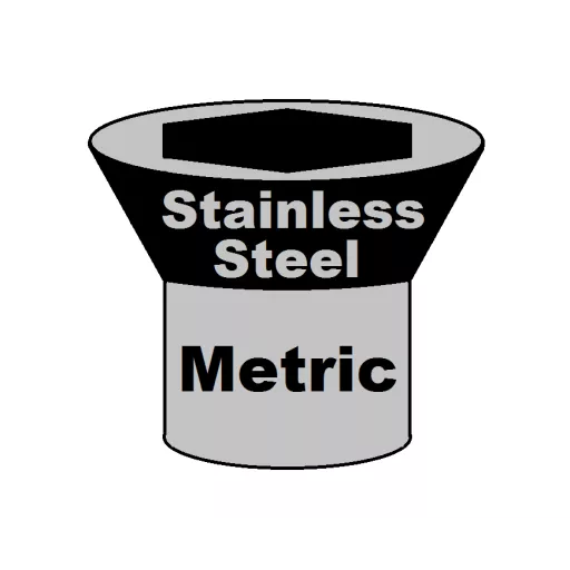 Metric Countersunk Stainless Steel Socket Screws