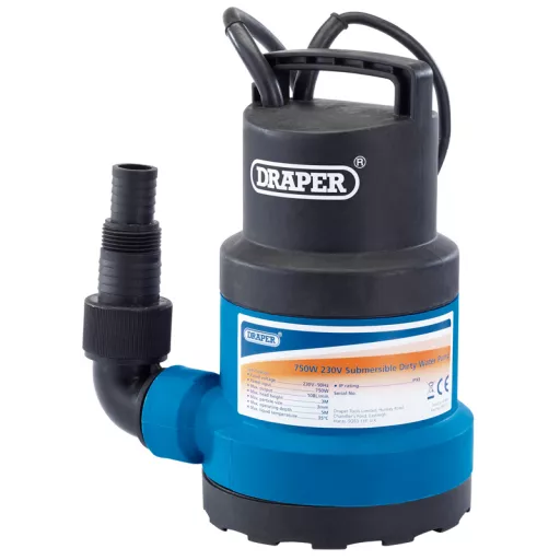 Draper Submersible Water Pump With Float Switch 61668 (swp112)