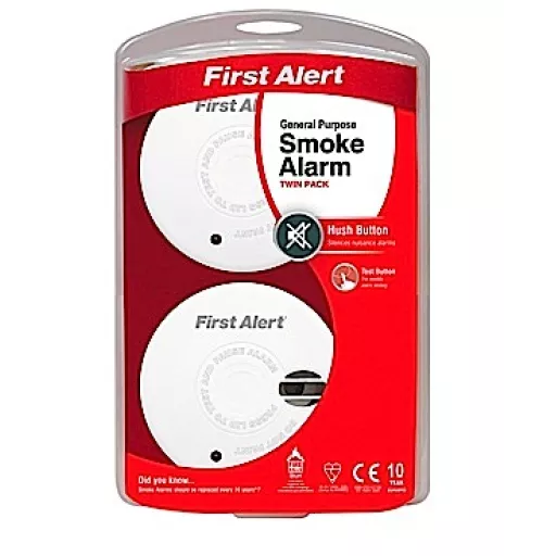 First Alert Sa302uk Smoke Alarm Twin Pack