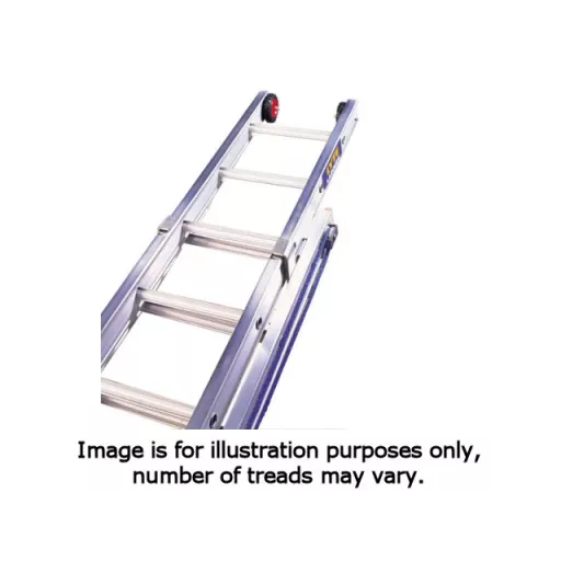 Lyte Hd245 Heavy Duty 2 Section Rope-operated Extension Ladder 8.21m 17 Rung