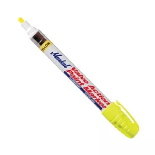 Markal Value Action Flourescent Paint Marker Yellow Mrk-970500