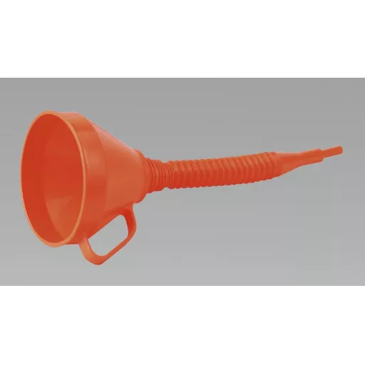 Sealey F16f Funnel With Flexi-spout & Filter Medium 160mm0