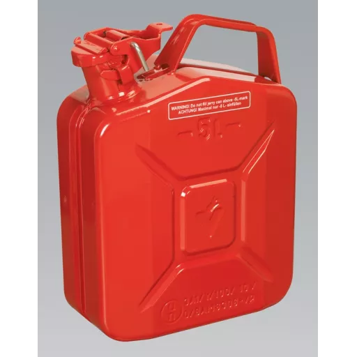 Sealey Jc5mr Jerry Can 5ltr - Red0