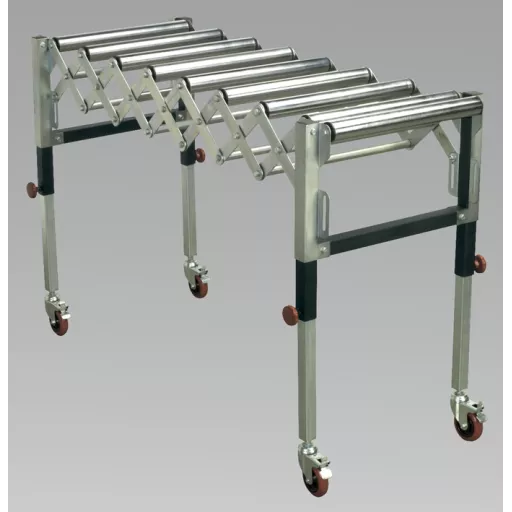 Sealey Rs911f Adjustable Roller Stand 450 - 1300mm 130kg Capacity0