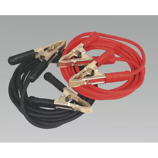 Sealey Sbc/25/5/ehd Booster Cables 5.0mtr 650amp 25mm Extra Heavy-duty Clamps