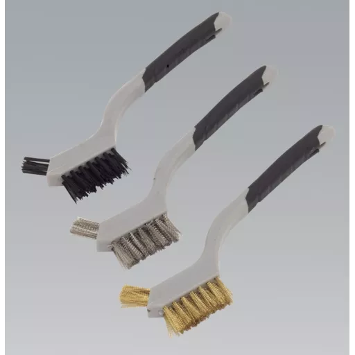 Sealey Wb100 Wire Brush Set 3pc Miniature0
