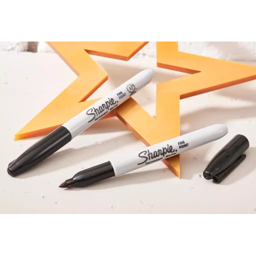 Sharpie Marker Pens Pack Of 2 In Cdu Of 12 Black0