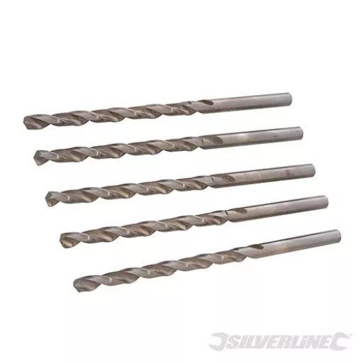 Silverline 598425 Long Series Drill 6.0 X 139 X 5 Hss Pack Of 50