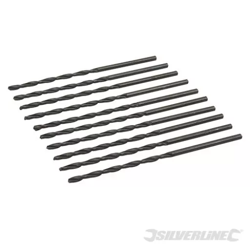 Silverline 868517 Long Series Drill 3.2 X 100 X 10 Hss Pack Of 100
