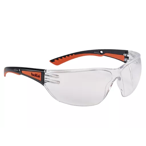 Boll Safety Slam+ Safety Spectacles Clear Platinum Slappsi