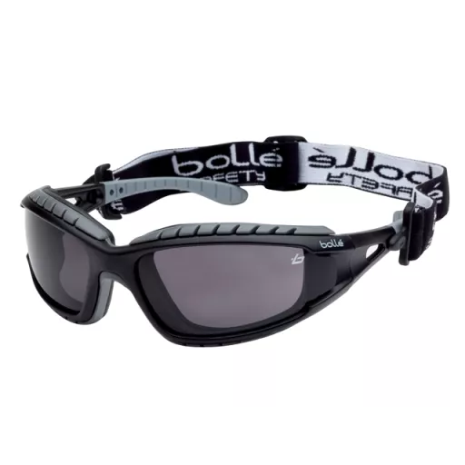 Bolle Tracker Safety Glasses Vented Smoke Tracpsf