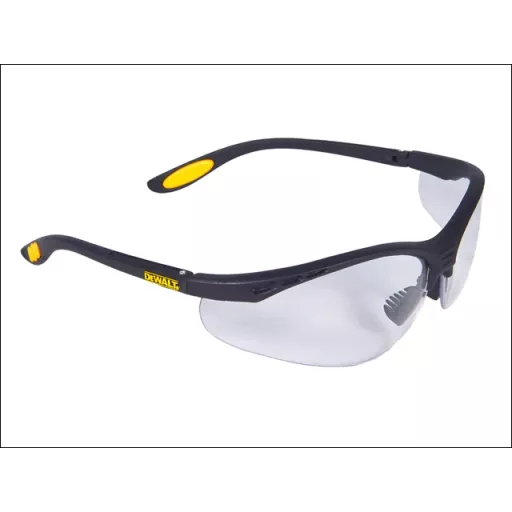 Dewalt Reinforcer Safety Glasses - Clear Dewsgrfc