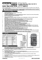 Instruction Manual for Sealey 8-Function Digital Multimeter with Thermocouple MM20