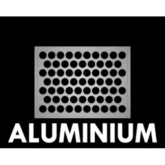 Aluminium Perforated Sheet 3mm X 5mm X 1mm Round Hole