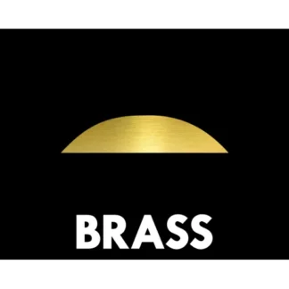 Brass Half Round 3/4" x 3/16"