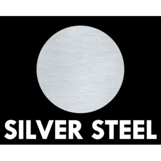 Silver Steel Round Solid 13/16"